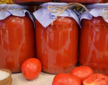 사진과 비디오를 통해 겨울용 토마토를 준비하는 맛있고 빠른 단계별 요리법